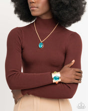 Load image into Gallery viewer, Complete Look: Rule the Light - Blue Set - Rule the Night - Blue Necklace and Rule the Flight - Blue Bracelet (BB-BL-HM)
