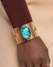 Load image into Gallery viewer, Complete Look: Rule the Light - Blue Set - Rule the Night - Blue Necklace and Rule the Flight - Blue Bracelet (BB-BL-HM)
