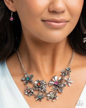 Load image into Gallery viewer, Complete Look - Multi (Flower) Set: Floral Fate - Multi Necklace and Floral Fluke - Multi Bracelet (BB-MT-HR)
