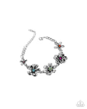 Load image into Gallery viewer, Complete Look - Multi (Flower) Set: Floral Fate - Multi Necklace and Floral Fluke - Multi Bracelet (BB-MT-HR)
