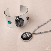 Load image into Gallery viewer, Rule the Light - Complete Look Silver Set: Rule the Night - Silver Necklace and Rule the Flight - Silver Bracelet  (BB-SV-IF)
