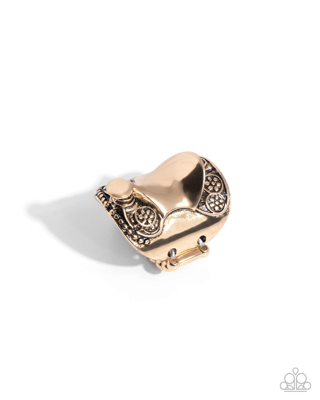 Equestrian Elegance - Gold (Saddle) Ring