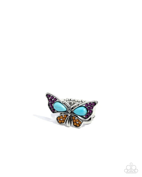 Aerial Acceleration - Purple (Butterfly) Ring
