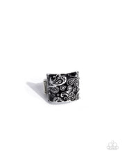 Load image into Gallery viewer, PAISLEY Talk - White (Black) Ring
