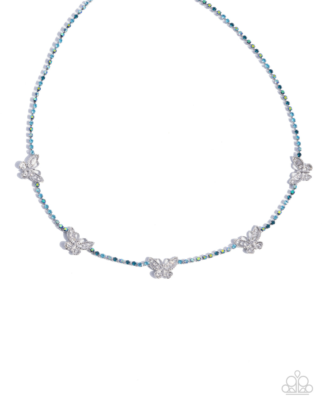 FANCIFUL of Life - Blue (Butterfly) Necklace