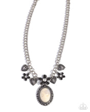 Load image into Gallery viewer, Continuous Chronicle - Complete Look Set: Vintage Story - White Necklace and Ageless Account - White Bracelet (BB-WT-IO)

