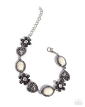 Load image into Gallery viewer, Continuous Chronicle - Complete Look Set: Vintage Story - White Necklace and Ageless Account - White Bracelet (BB-WT-IO)
