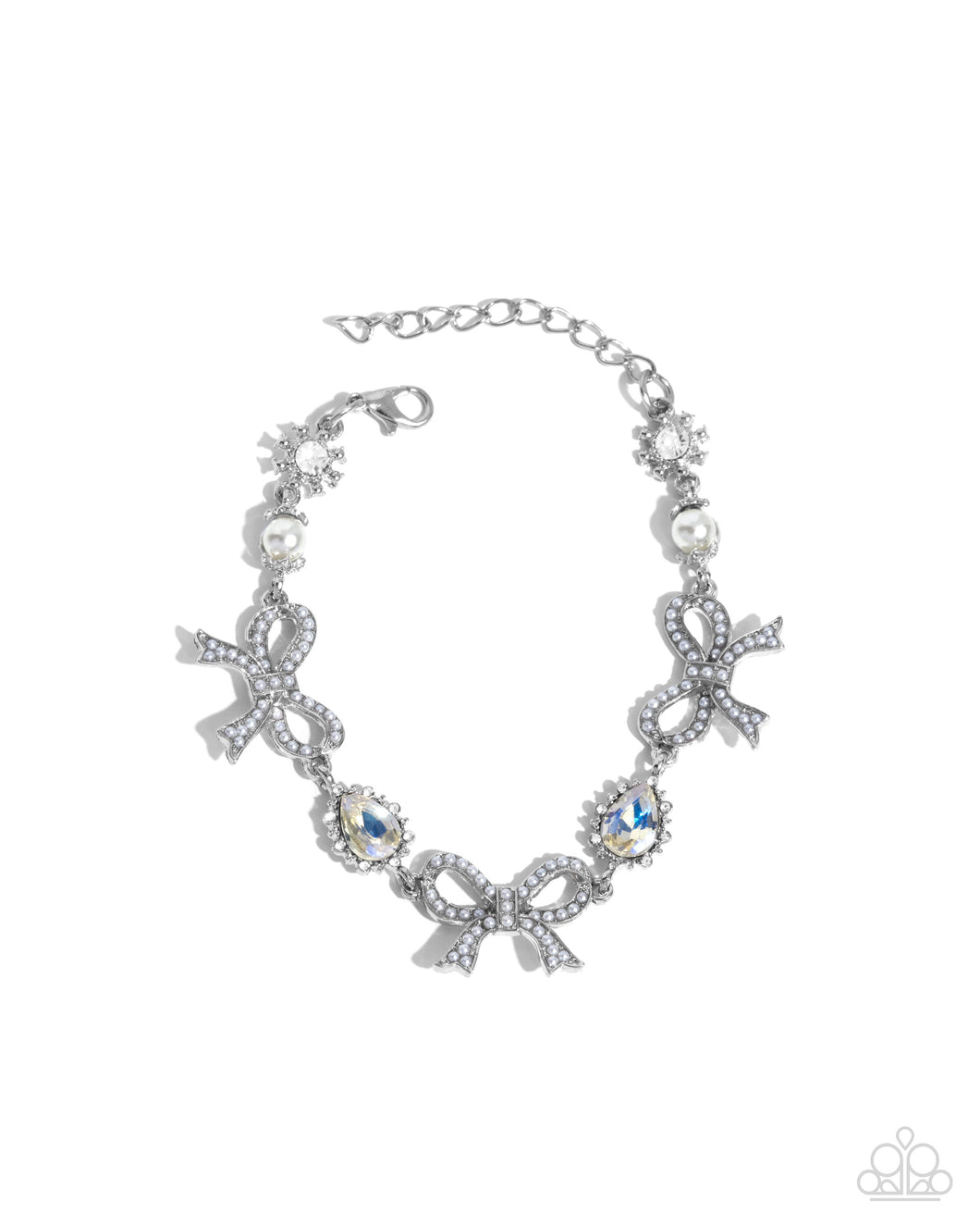 Coquette Caliber - White (Bow) Bracelet
