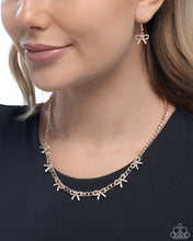 Load image into Gallery viewer, BOW the Knee - Rose Gold (Bow) Necklace
