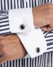 Load image into Gallery viewer, Breaking Boundaries - Black Cuff Link
