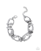 Load image into Gallery viewer, Complete Look - Silver Butterfly Set: Butterfly Build - Silver Necklace and Fluttering Fabrication - Silver Bracelet (BB-SV-JE)
