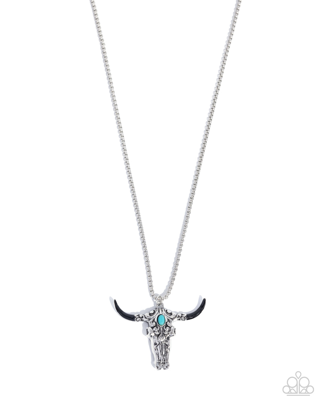 Longhorn Legacy - Black (Bull Skull) Necklace