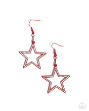 Load image into Gallery viewer, Steady Stars - Red (Star) Earring
