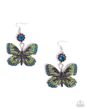Load image into Gallery viewer, Fluttering Feature - Green (Butterfly) Earring

