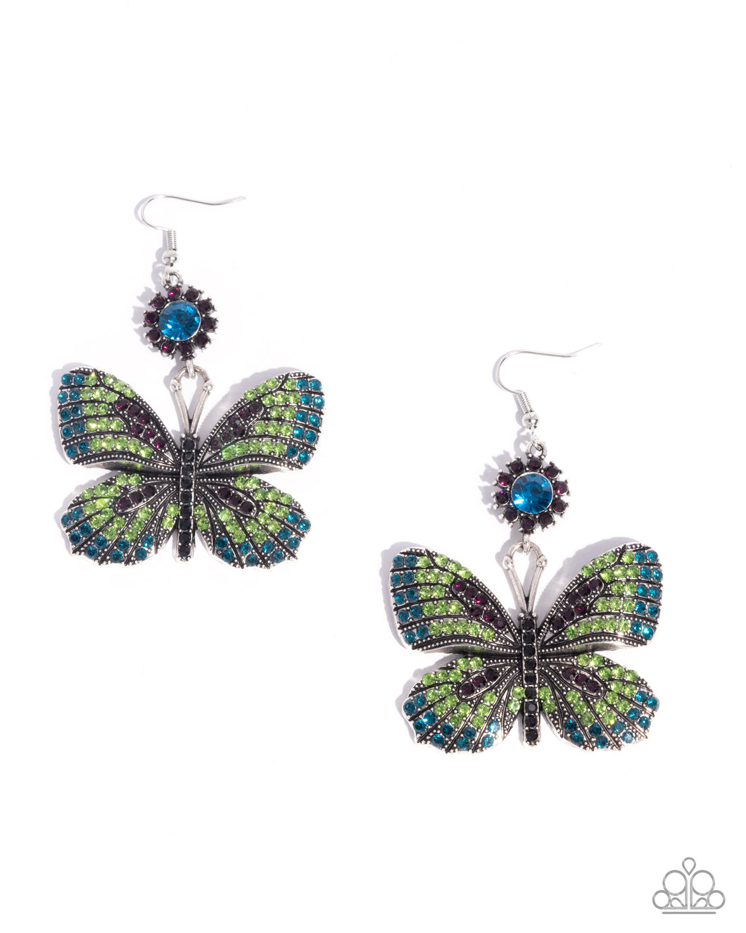 Fluttering Feature - Green (Butterfly) Earring
