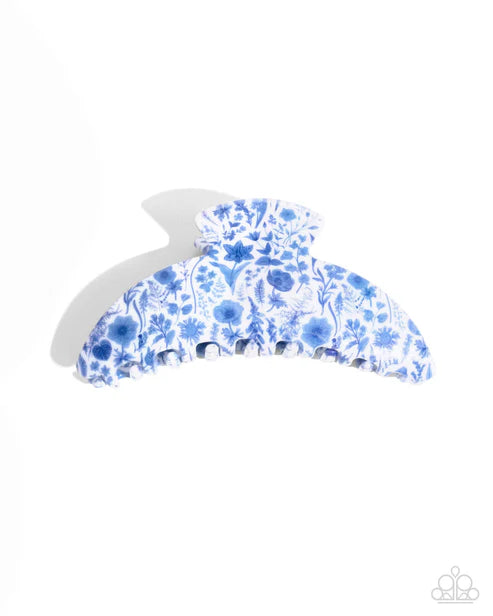 Painted Prize - Blue Claw Clip