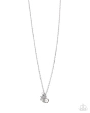 Load image into Gallery viewer, Blessed Brilliance - White (Rhinestone Cross) Necklace
