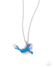 Load image into Gallery viewer, Whale Watching - Blue Necklace
