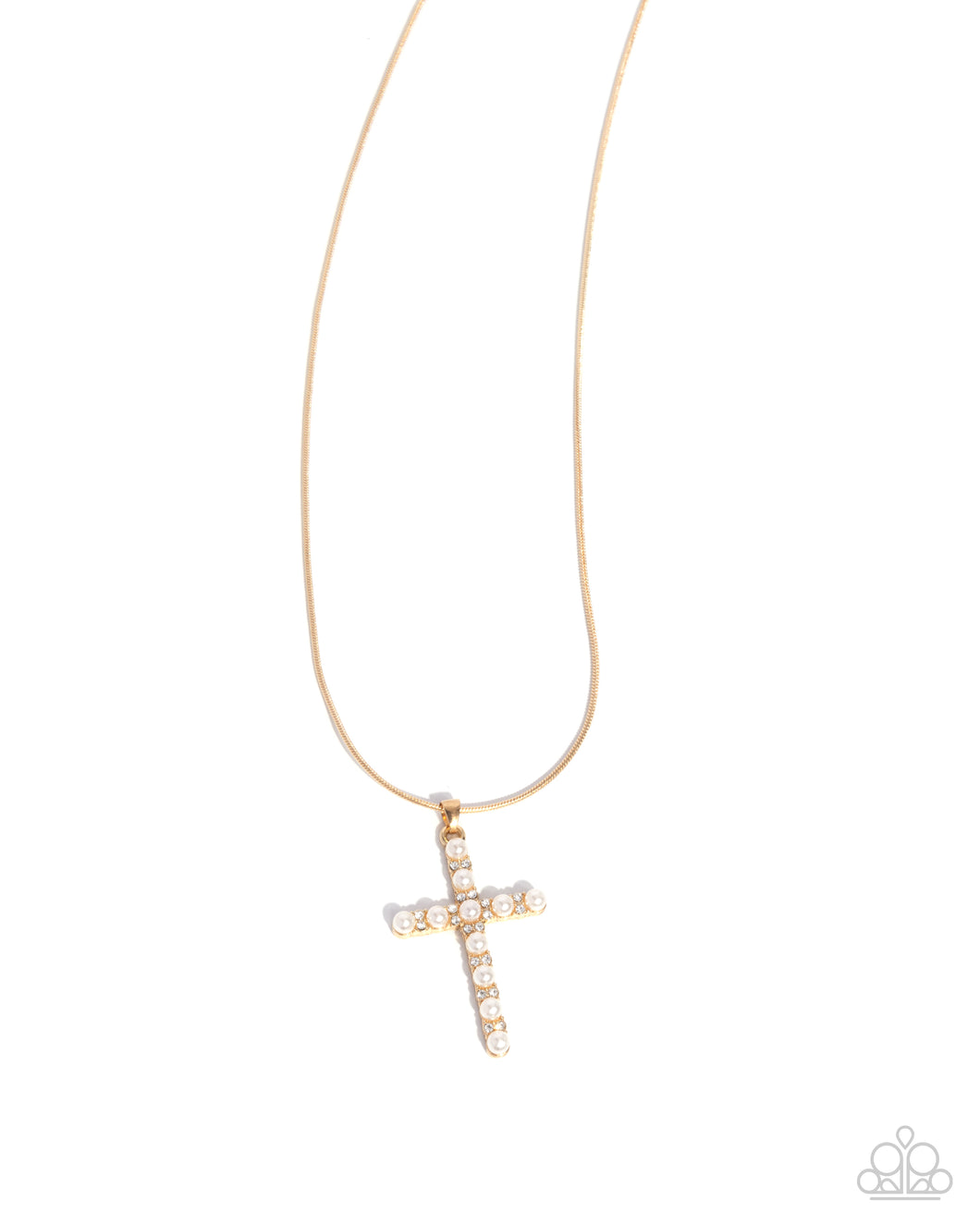 Holy Harmony - Gold (Cross Pendant) Necklace