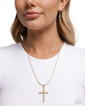Load image into Gallery viewer, Holy Harmony - Gold (Cross Pendant) Necklace
