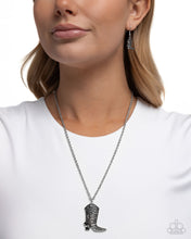 Load image into Gallery viewer, Blazing Boot - Black (Cowboy Boot) Necklace
