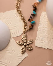 Load image into Gallery viewer, Floral Feint - Brown Necklace

