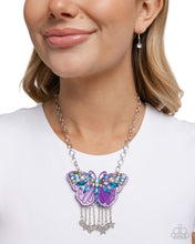 Load image into Gallery viewer, Mayoral Monarch - Purple (Butterfly) Necklace
