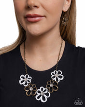 Load image into Gallery viewer, Beau Bouquet - Brass Necklace
