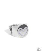 Load image into Gallery viewer, Bonded Together - Silver (Heart) Ring
