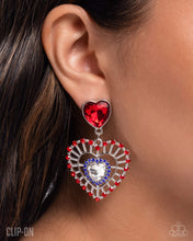 Load image into Gallery viewer, Patriotic Pattern - Multi Clip-On Earring
