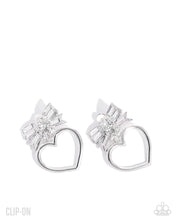 Load image into Gallery viewer, Matchmaking Model - White (Bow) Clip-On Earring
