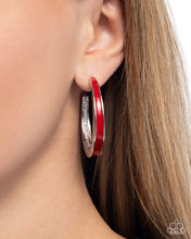 Load image into Gallery viewer, Painted Prowess - Red Earring
