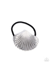 Load image into Gallery viewer, Short Seashell - Silver Hair Tie
