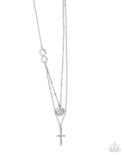 Load image into Gallery viewer, Eternal Embrace - Silver (Cross) Necklace
