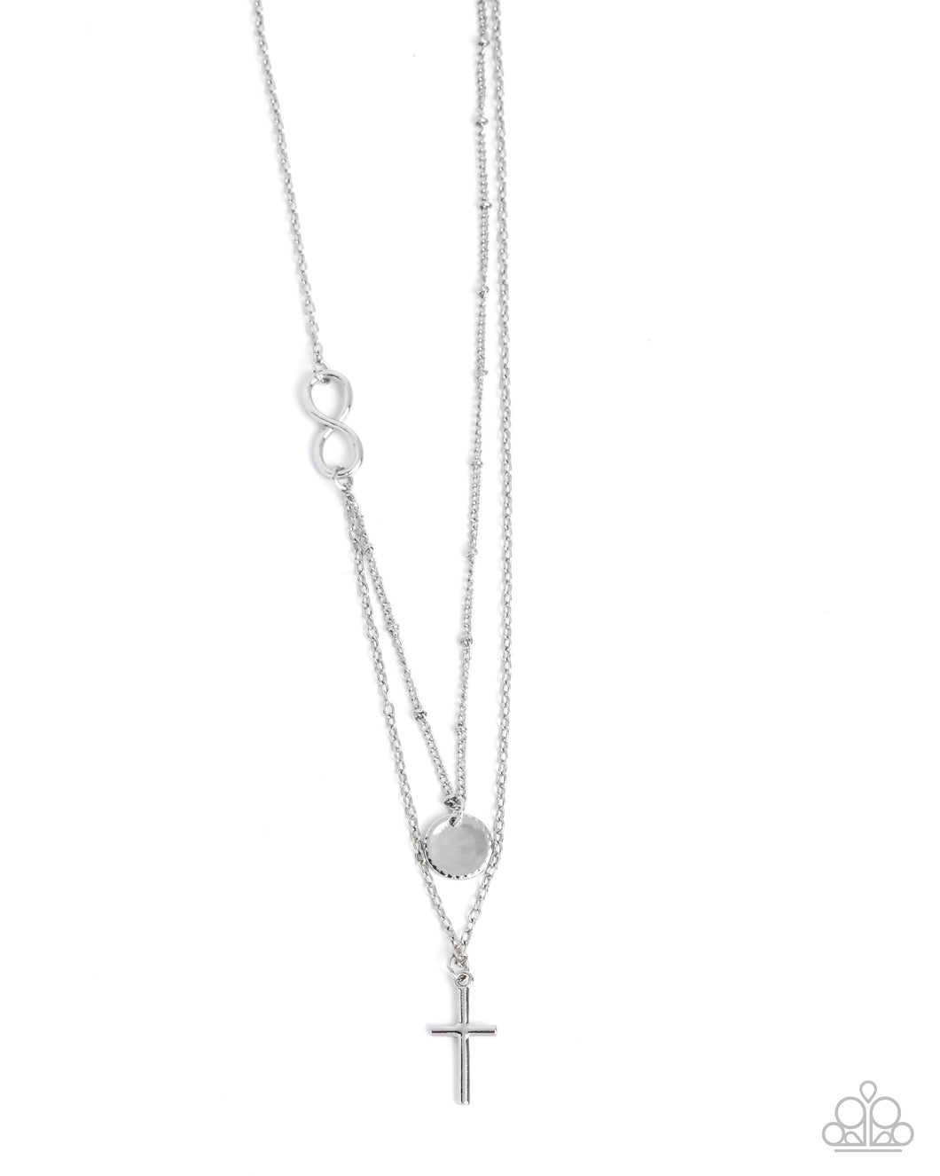 Eternal Embrace - Silver (Cross) Necklace