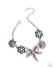 Load image into Gallery viewer, Starfish Solo - Complete Look - Orange Set: Starfish Song - Orange Necklace and Starfish Single - Orange Bracelet (BB-OG-KB)
