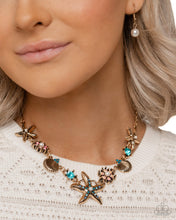 Load image into Gallery viewer, Complete Look Starfish Set: Starfish Song - Blue Necklace and Starfish Single - Blue Bracelet  (BB-BL-KC)
