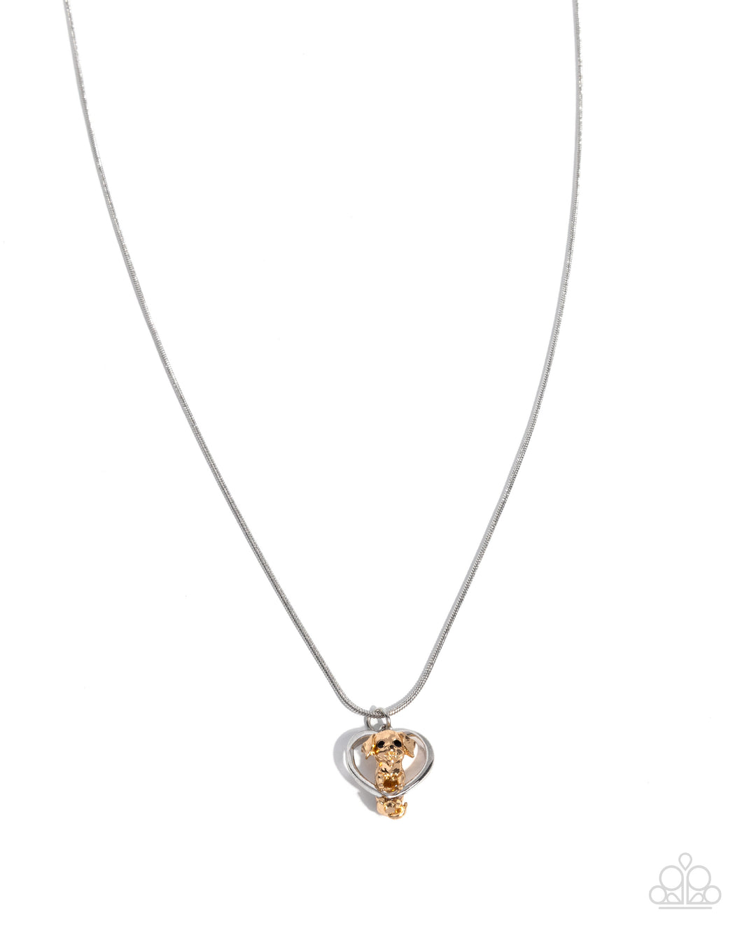 Delightful Dog - Silver Necklace