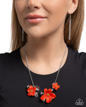 Load image into Gallery viewer, Floral Forecast - Red Necklace
