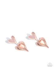 Load image into Gallery viewer, Heart Habitat - Rose Gold (Heart) Post Earring
