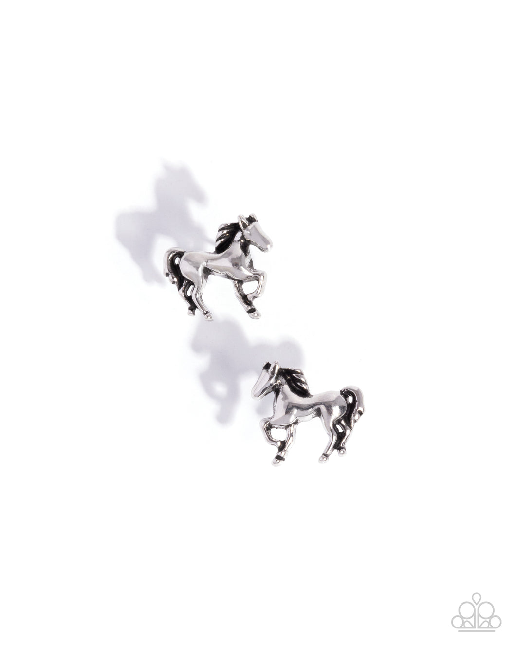 Stallion Selfie - Silver (Horse) Post Earring