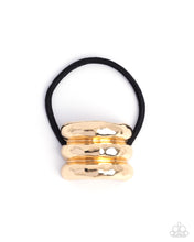 Load image into Gallery viewer, Crimped Celebrity - Gold Hair Tie
