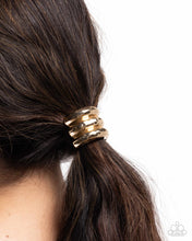 Load image into Gallery viewer, Crimped Celebrity - Gold Hair Tie
