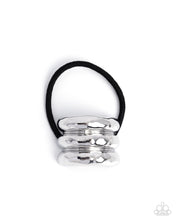 Load image into Gallery viewer, Crimped Celebrity - Silver Hair Tie
