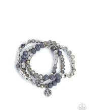 Load image into Gallery viewer, Mental Mentality - Silver (Iridescent Smoky) Bracelet

