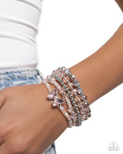 Load image into Gallery viewer, Aerial Abundance - Pink (Butterfly) Bracelet
