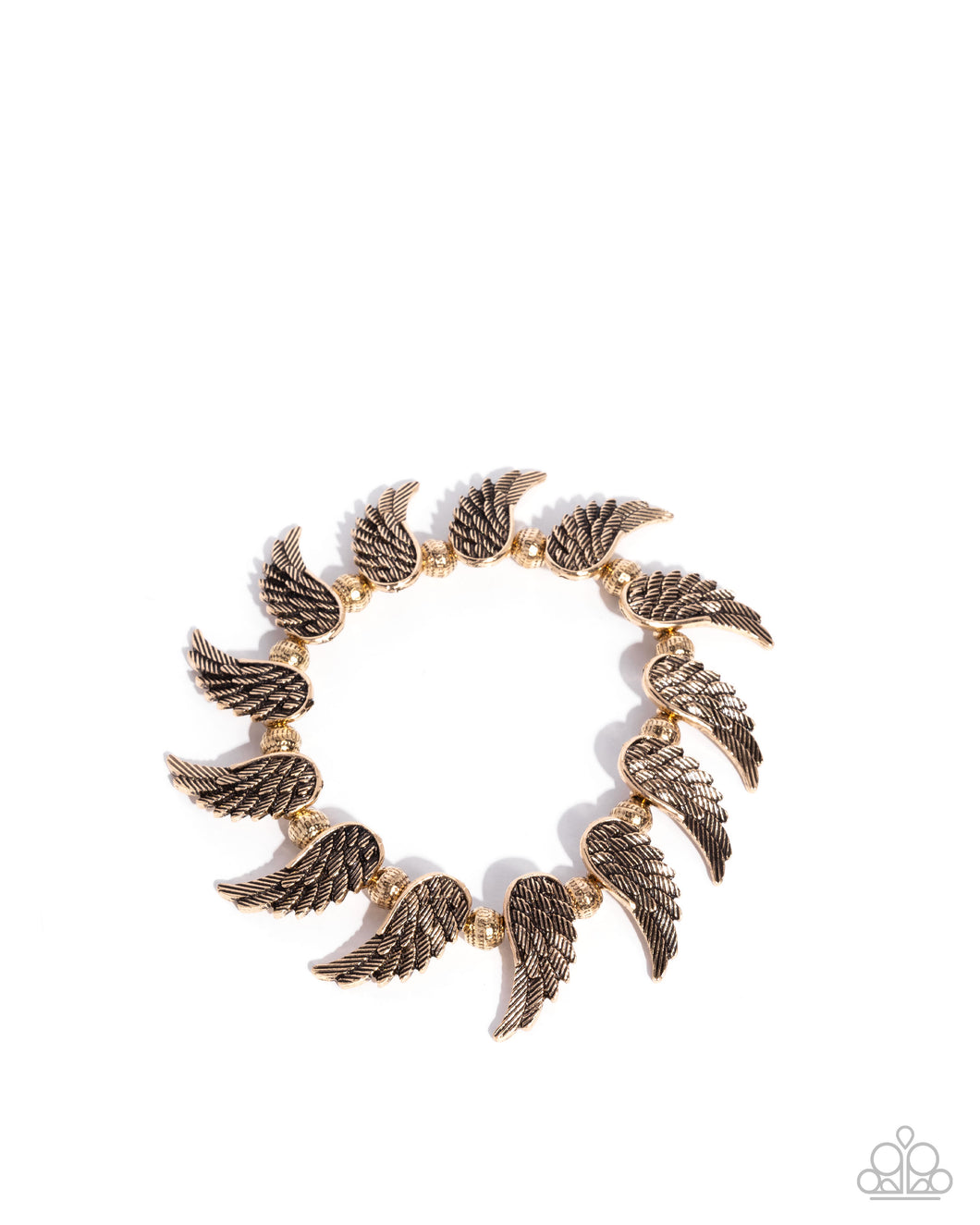 Angelic Ambiance - Gold (Angel Wings) Bracelet