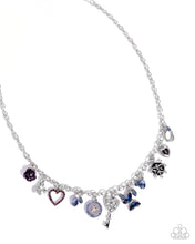 Load image into Gallery viewer, Charming Century - Blue (Charm) Necklace
