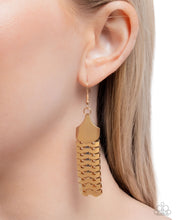 Load image into Gallery viewer, Painted Paradox - Black/Gold Necklace
