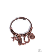Load image into Gallery viewer, New Sheriff in Town - Copper Bracelet
